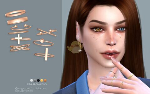 《模拟人生4》MOD|女性戒指套装|