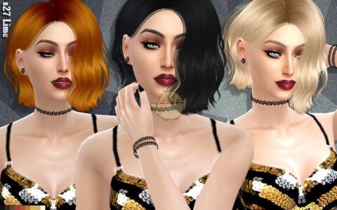 《模拟人生4》MOD|女性美丽单刘海短发|