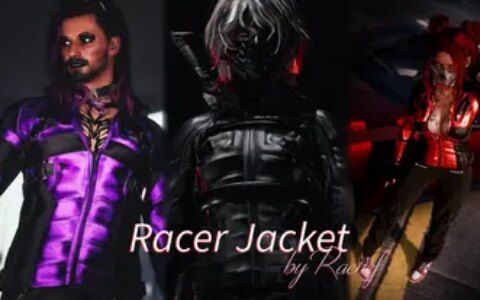 《赛博朋克2077》MOD|赛车夹克|