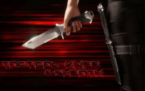 《赛博朋克2077》MOD|战术刀和刀鞘|