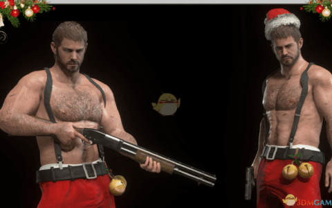 《生化危机4：重制版》MOD|圣诞套装克里斯替换里昂|下载