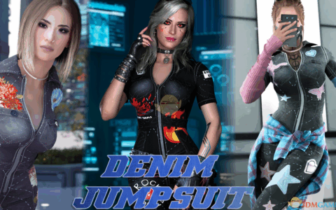 《赛博朋克2077》MOD|AXE牛仔连身裤|下载