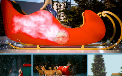 《赛博朋克2077》MOD|圣诞节雪橇道具包|下载