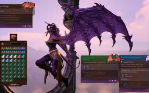 《博德之门3》MOD|飞升的恶魔之翼|下载