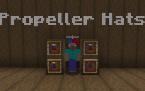 《我的世界》MOD|竹蜻蜓帽子|