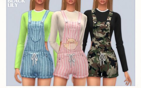 《模拟人生4》MOD|女性毛衣吊带背心|