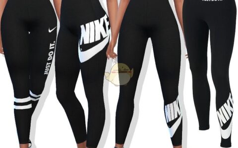 《模拟人生4》MOD|高腰耐克夏季长裤|