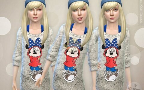 《模拟人生4》MOD|可爱迪士尼长裙|