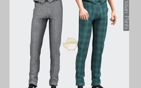 《模拟人生4》MOD|男士时尚束腰裤|