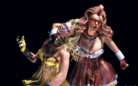 《街头霸王6》MOD|深红毒蛇的午夜魅力连衣裙|